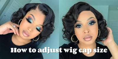 How to adjust wig cap size