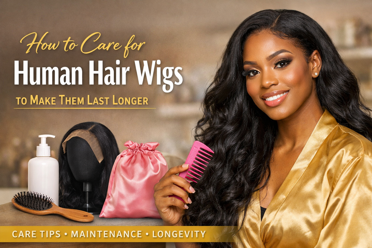 How to Care for Human Hair Wigs to Make Them Last Longer