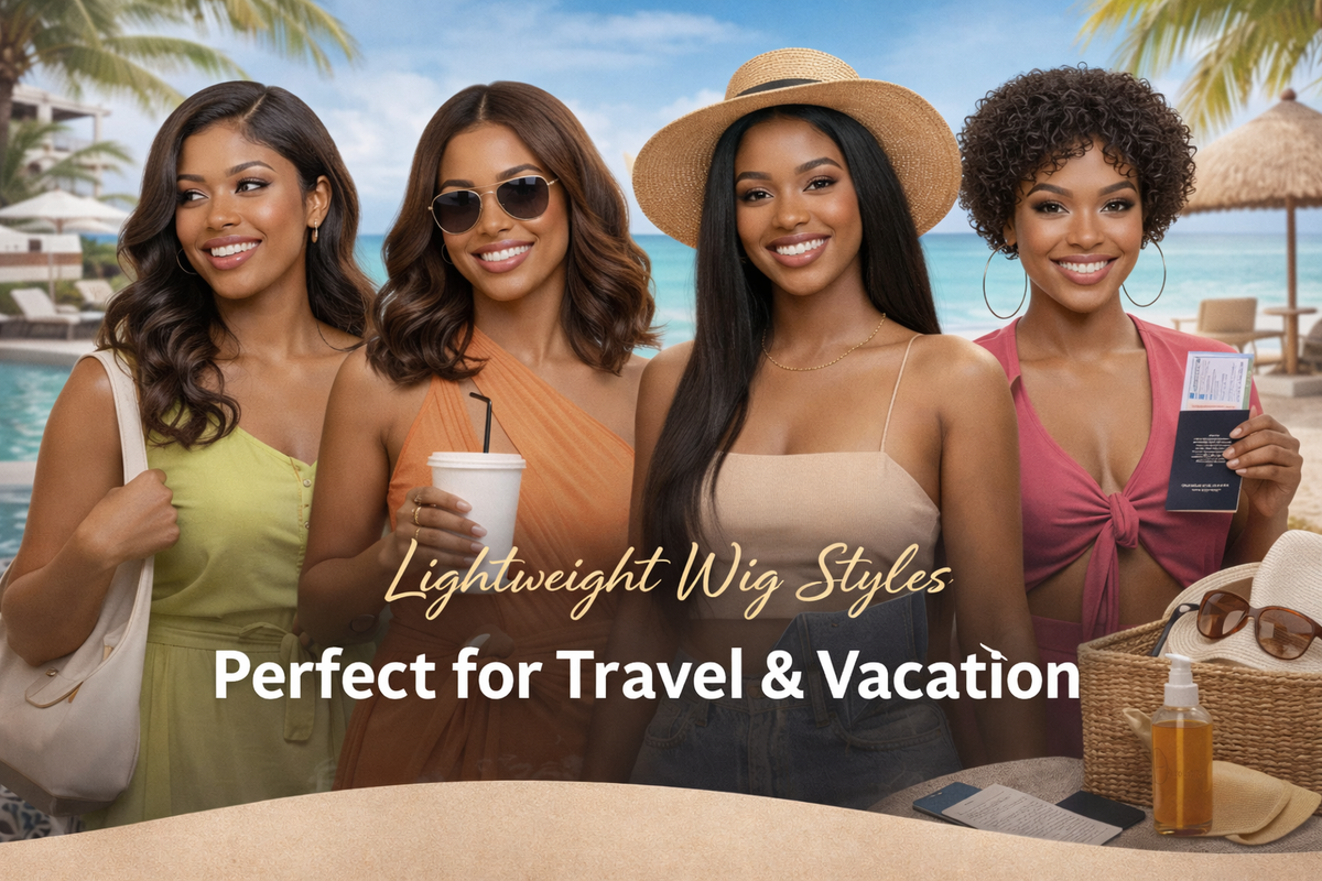 Lightweight Wig Styles Perfect for Travel & Vacation