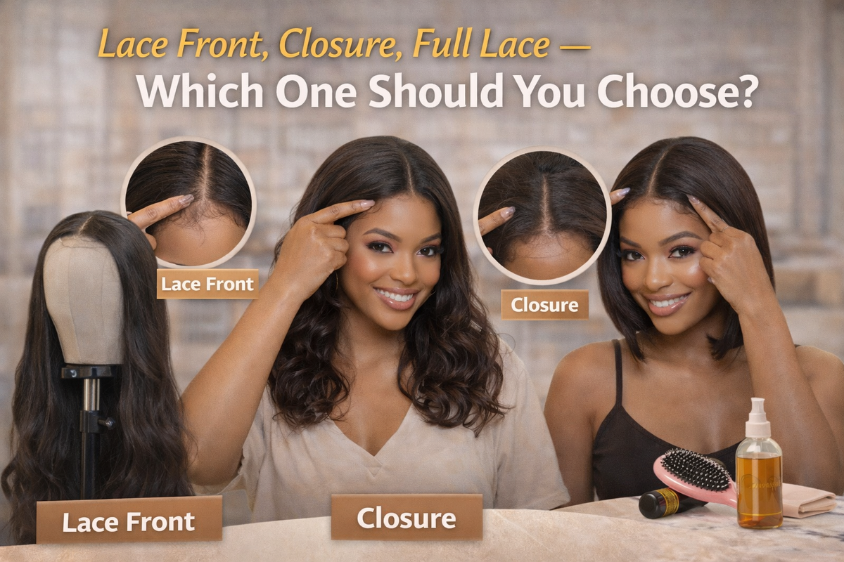Lace Front, Closure, Full Lace — Which One Should You Choose?