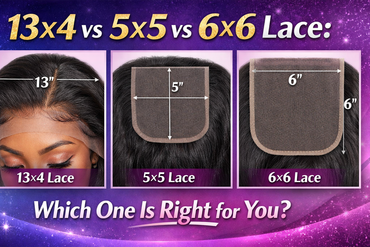 13×4 vs 5×5 vs 6×6 Lace: Which One Is Right for You?
