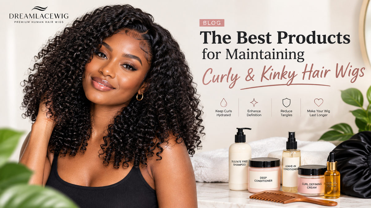 The Best Products for Maintaining Curly & Kinky Hair Wigs