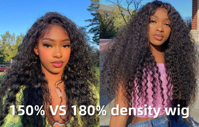 150% VS 180% density wig