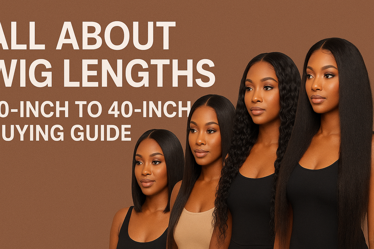 All About Wig Lengths: 10-inch to 40-inch Buying Guide