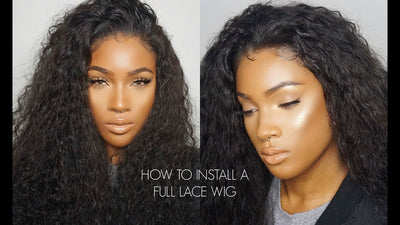 How to install a full lace wig