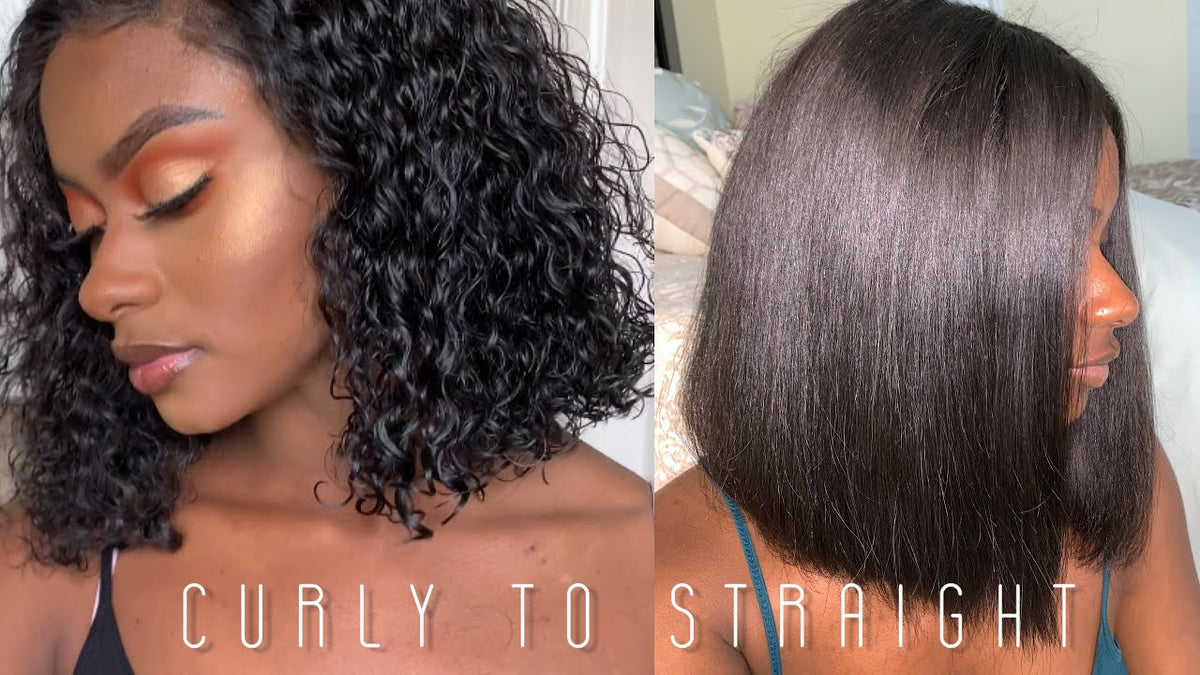 How to Straighten Curly Wigs