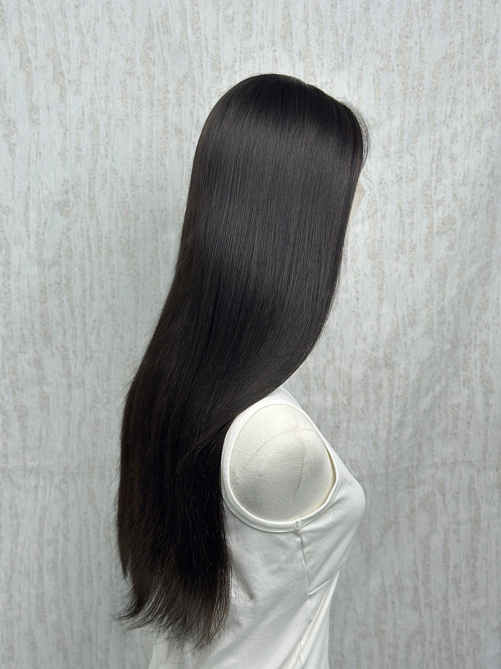 13x6 HD Hybrid Lace Straight Human Hair Wig | Raw Hair