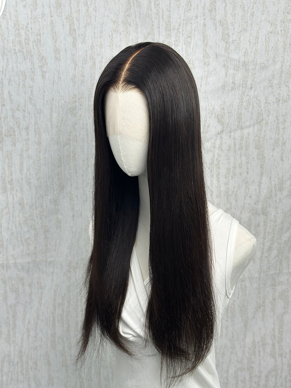 13x6 HD Hybrid Lace Straight Human Hair Wig | Raw Hair
