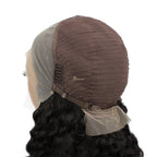 13x4 Transparent Lace Burmese Curly Closure Human Hair Wig
