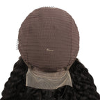 13x4 Transparent Lace Burmese Curly Closure Human Hair Wig