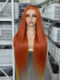 350# SS 13X4 Transparent lace front wig