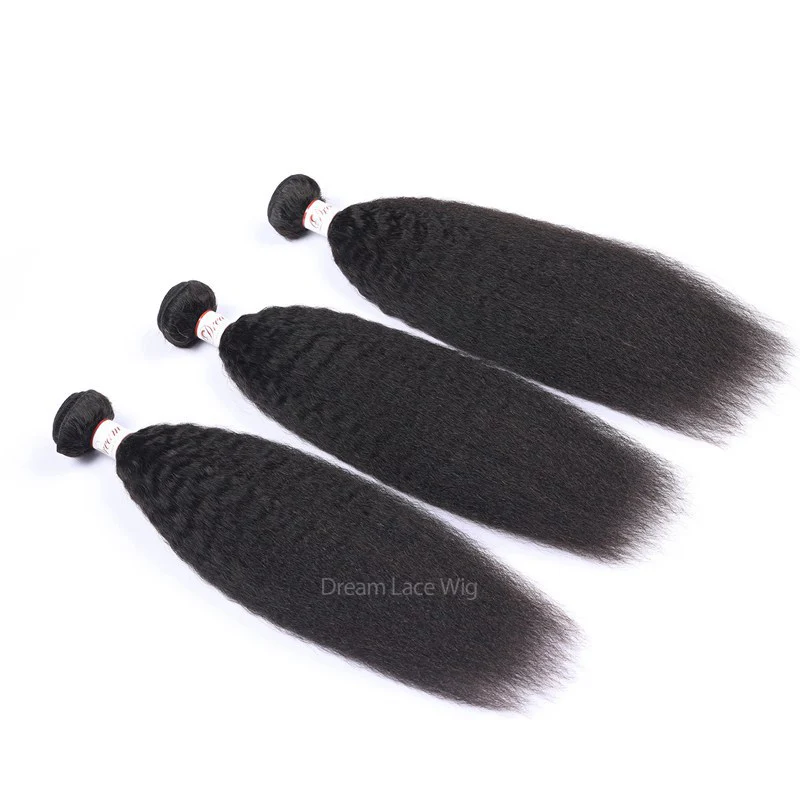 Wholesale Best Virgin Brazilian Kinky Straight Hair 3 Bundles Brazilian Virgin Human Hair Weave