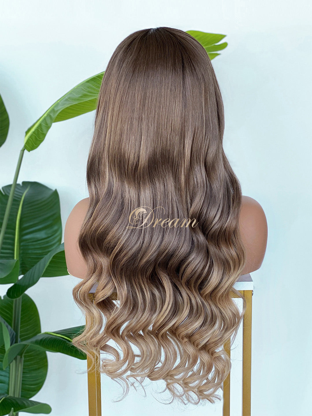 BL-02 Ash Mushroom Blonde Body Wave Human Hair Wig
