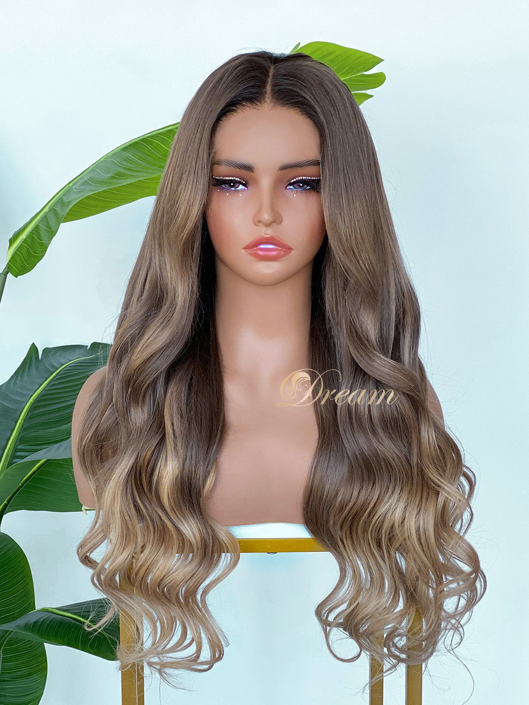 BL-02 Ash Mushroom Blonde Body Wave Human Hair Wig