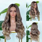 BL-02 Ash Mushroom Blonde Body Wave Human Hair Wig