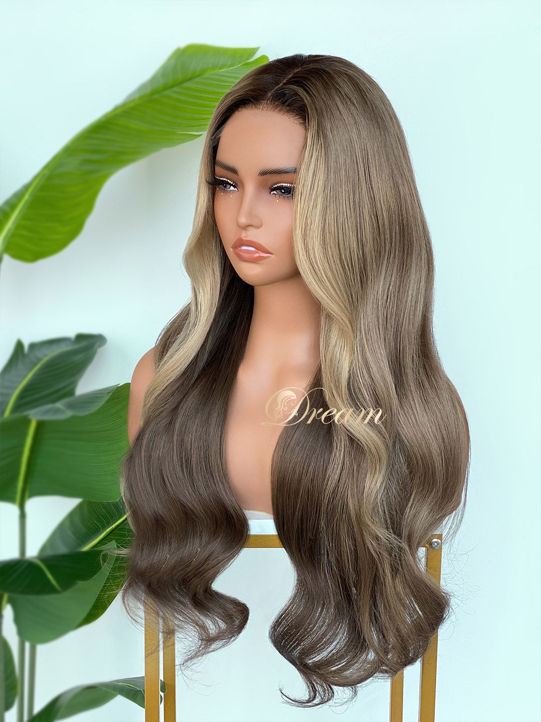 BL-05 Ash Beige Blonde Body Wave Human Hair Wig