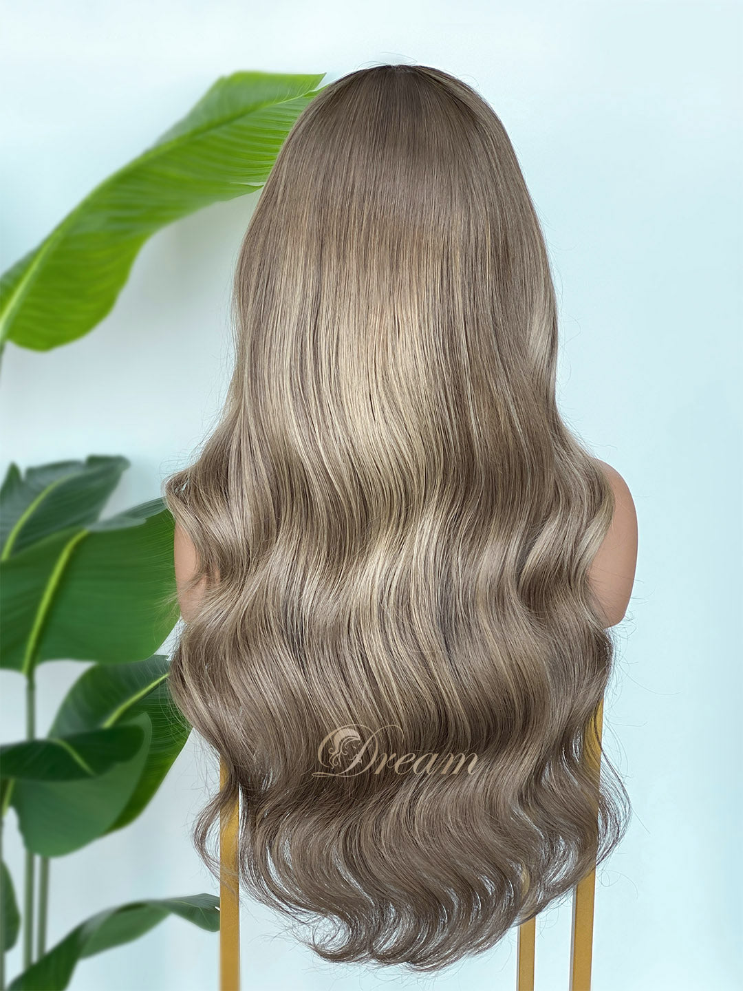 BL-05 Ash Beige Blonde Body Wave Human Hair Wig