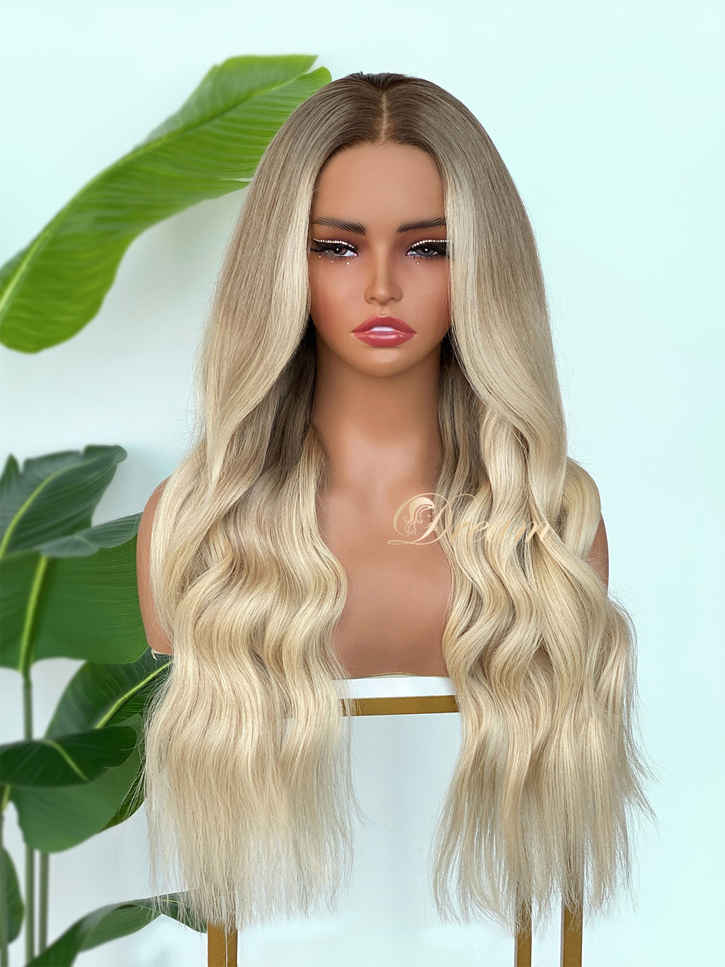 BL-06 Warm Beige Blonde Body Wave Human Hair Wig