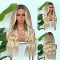 BL-06 Warm Beige Blonde Body Wave Human Hair Wig