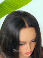 L1-12 Deep Espresso Brown Body Wave Human Hair Wig