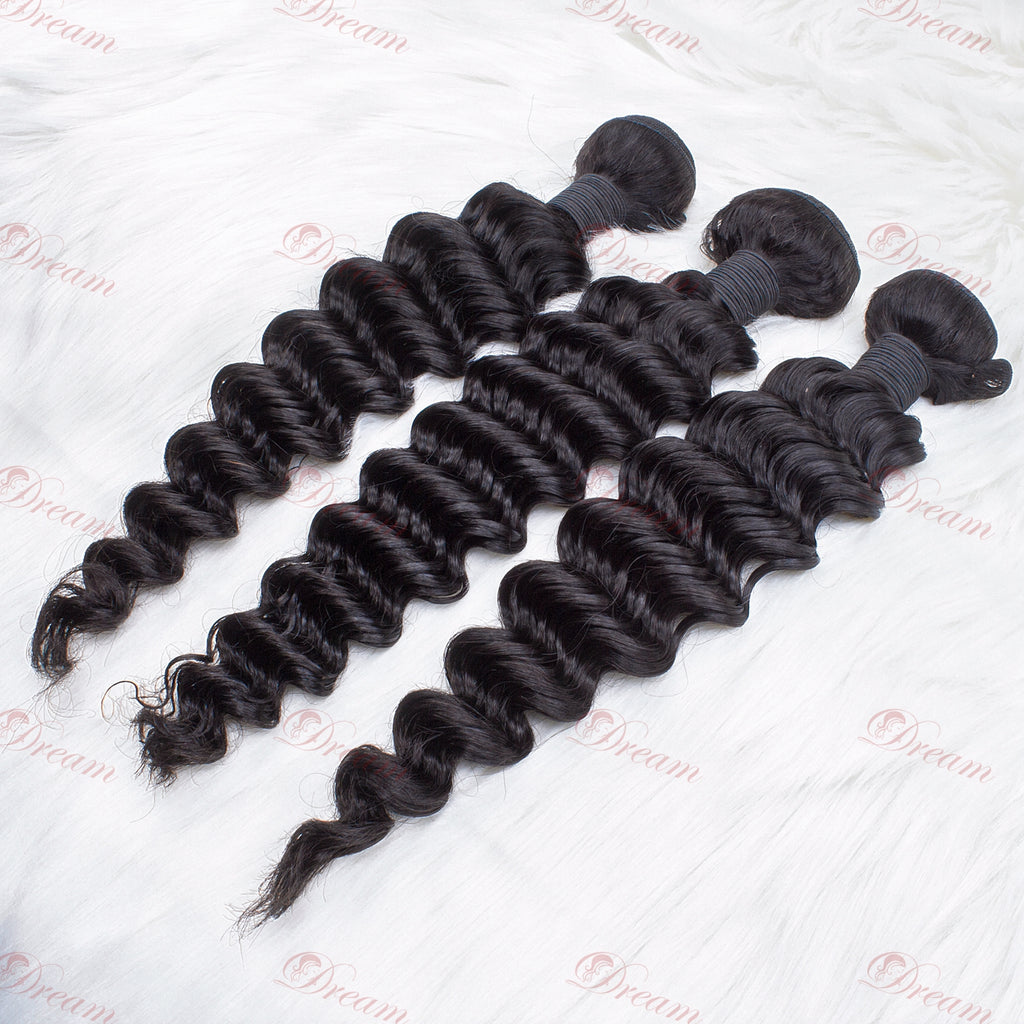 Wholesale Best Virgin Brazilian Deep Wave Hair 3 Bundles Brazilian Virgin Human Hair Weave