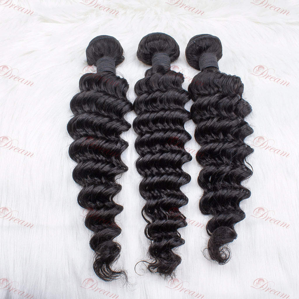Wholesale Best Virgin Brazilian Deep Wave Hair 3 Bundles Brazilian Virgin Human Hair Weave