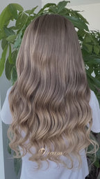 BL-02 Ash Mushroom Blonde Body Wave Human Hair Wig
