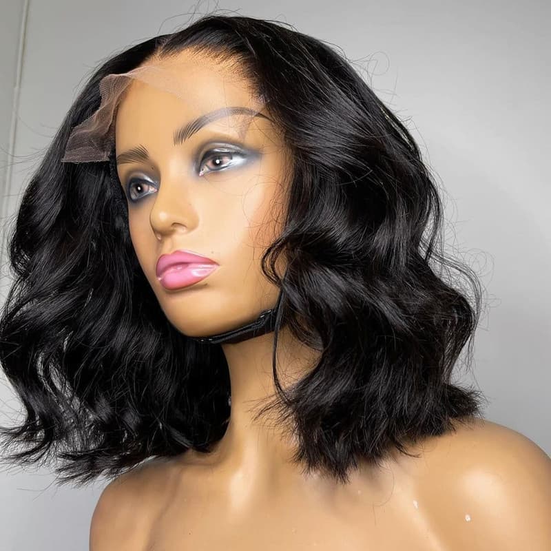 Bob Wigs 5x5inch Closure Wig Bob Wave 180% Density